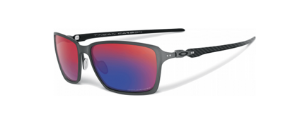 Oakley Sunglasses TINCAN CARBON Carbon/OO Red Iridium Polarized OO6017-03
