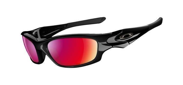 Oakley Sunglasses  STRAIGHT JACKET Polished Black/OO Red Iridium Polarized 26-236