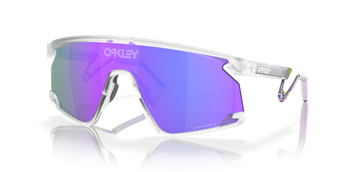 Oakley Okulary przeciwsłoneczne BXTR METAL Matte Clear/Prizm Violet OO9237-02