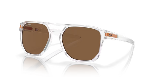 Oakley Okulary przeciwsłoneczne LATCH BETA Matte Clear / Prizm Bronze OO9436-11