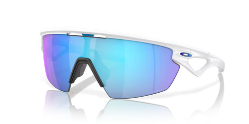 Oakley Okulary przeciwsłoneczne SPHAERA Matte White / Prizm Sapphire Polarized OO9403-02