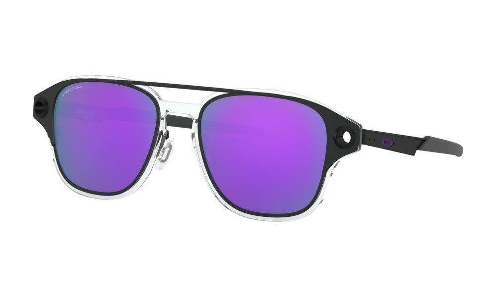 black and purple oakley sunglasses