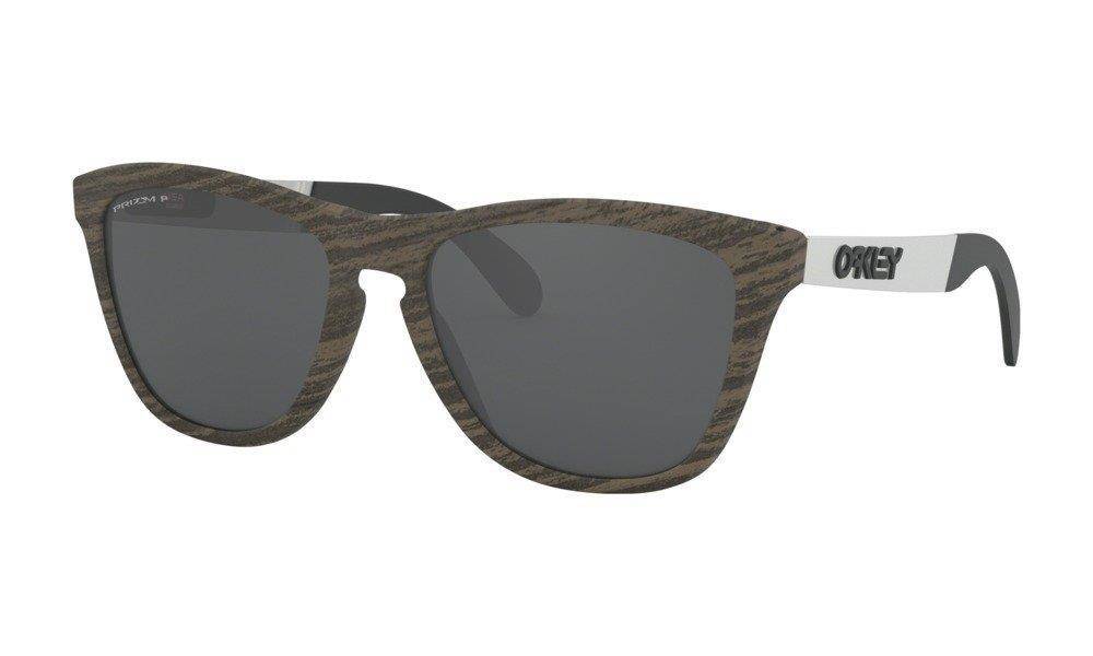 Oakley Okulary przeciwsłoneczne FROGSKINS MIX Woodgrain/Prizm Black Polarized OO9428-07