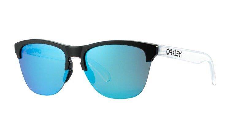 Oakley Sunglasses Frogskins Lite Matte Black/Prizm Sapphire OO9374-02