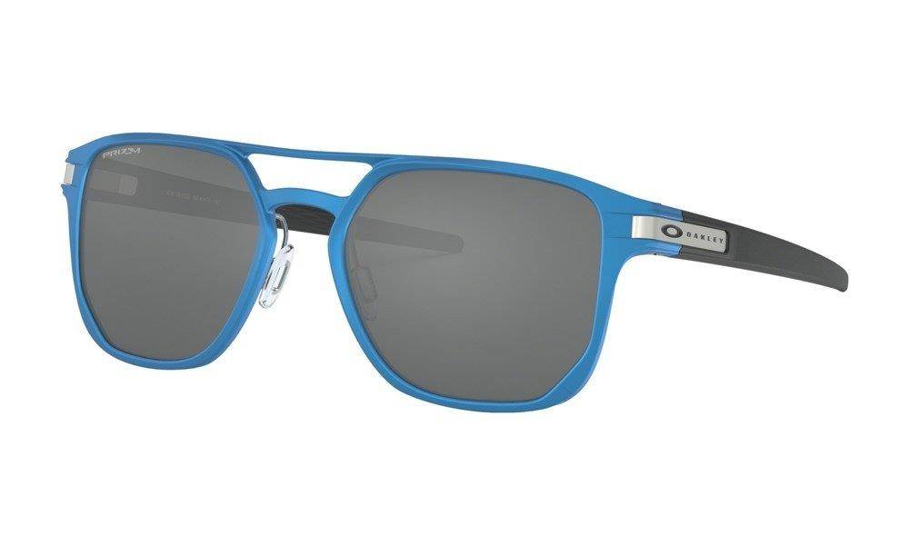 Oakley Sunglasses LATCH ALPHA Matte Sapphire Blue/Prizm Black OO4128-03