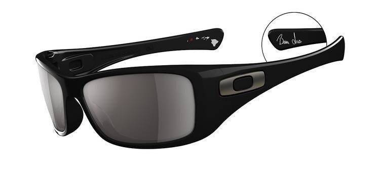 Oakley Sunglasses Hijinx BRUCE IRONS Polished Black/Black Iridium 03-590