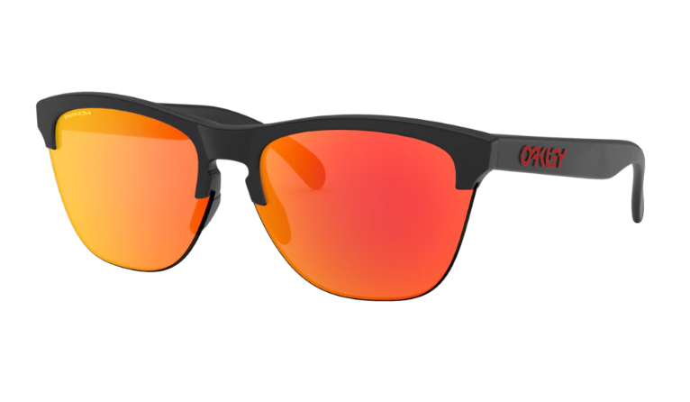 Oakley Sunglasses FROGSKINS Matte Black/Prizm Ruby OO9374-04