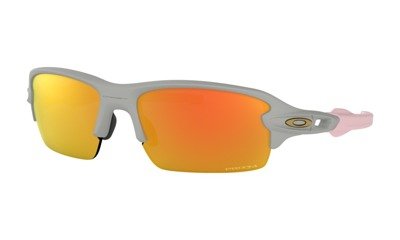 Oakley Sunglasses Junior FLAK XS Matte Cool Grey/Prizm Ruby OJ9005-09