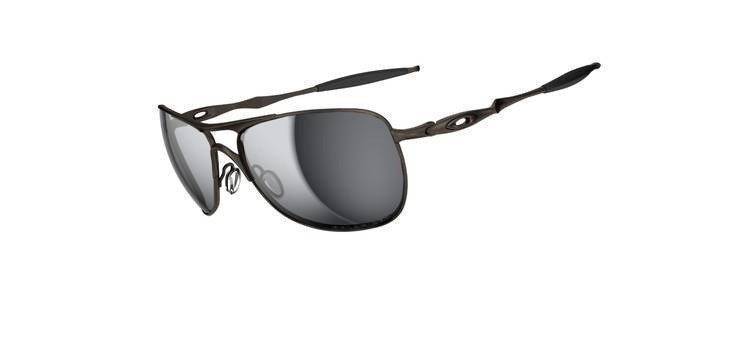Oakley Sunglasses  CROSSHAIR TITANIUM Pewter/Black Iridium Polarized OO6014-02