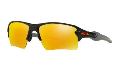 OAKLEY Sunglasses FLAK 2.0 XL Polished Black / Fire Iridium OO9188-22