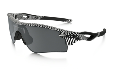 Oakley Sunglasses RADARLOCK PATH Fingerprint Polished White/ Black Iridium Polarized & Clear OO9181-44