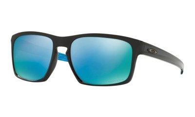Oakley Sunglasses SLIVER Polished Black / Prizm Deep H2O Polarized OO9262-40