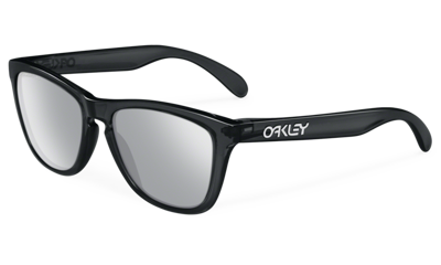 Oakley Sunglasses Frogskins Black Ink/Chrome Iridium Polarized OO9013-10