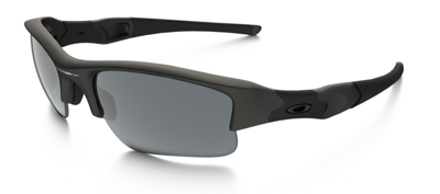 Oakley Sunglasses FLAK JACKET XLJ Matte Black/Black Iridium Polarized 24-433