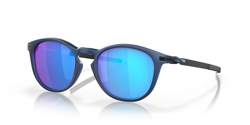 Oakley Okulary przeciwsłoneczne PITCHMAN R Matte Translucent Blue/Prizm Sapphire Polarized OO9439-13