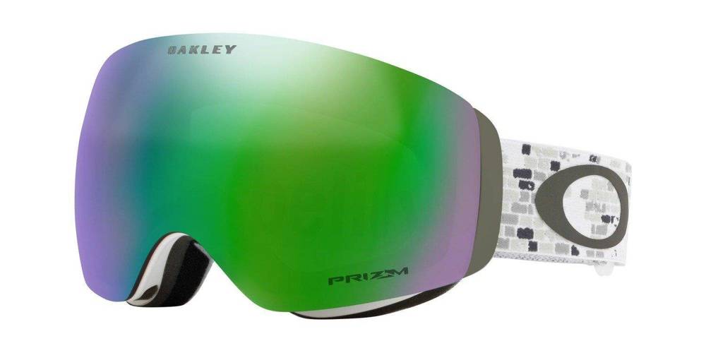 Oakley Goggles FLIGHT DECK M LV SIG Snowed In Stealth / Prizm Snow Jade Iridium OO7064-71
