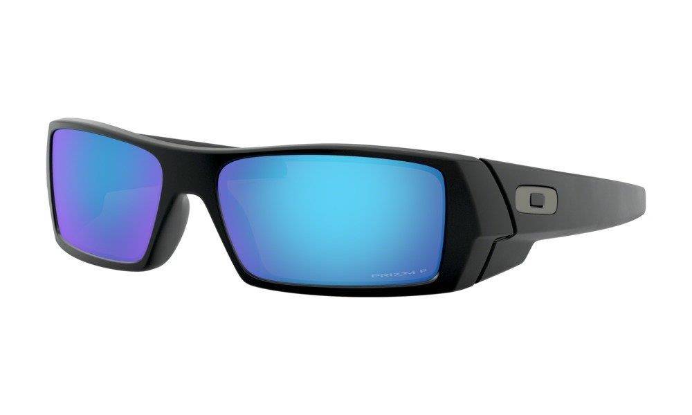 Oakley Sunglasses GASCAN Matte Black/Prizm Sapphire Polarized OO9014-50