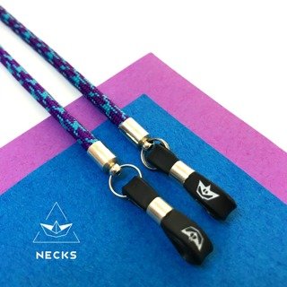 Necks Brand glasses cord  Blueberry