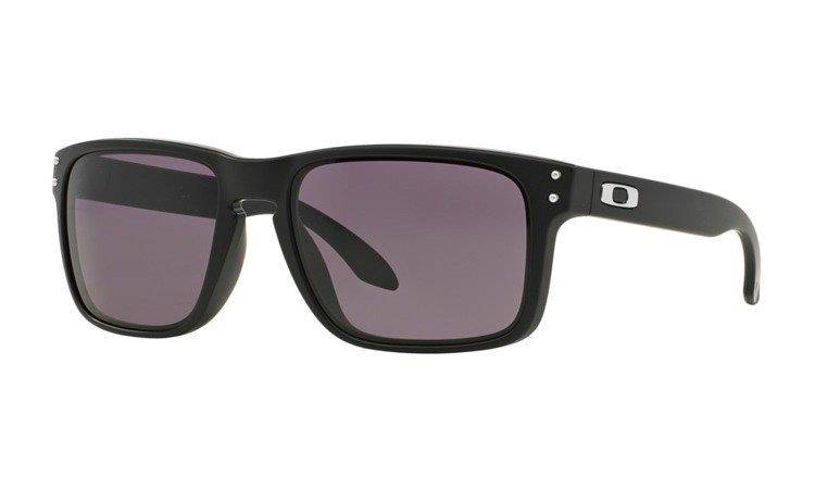 Oakley Sunglasses  HOLBROOK Matte Black/Warm Grey OO9102-01