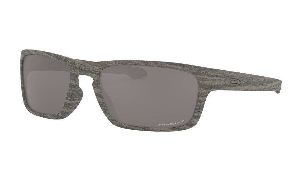 Oakley Okulary przeciwsłoneczne SLIVER STEALH Woodgrain/Prizm Black Polarized OO9408-13