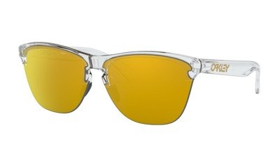 Oakley Sunglasses FROGSKINS LITE Polished Clear/24K Iridium OO9374-13
