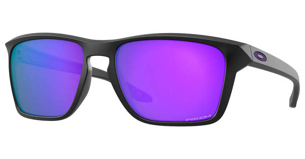 Oakley Okulary przeciwsłoneczne SYLAS  Matte Black/Prizm Violet OO9448-10