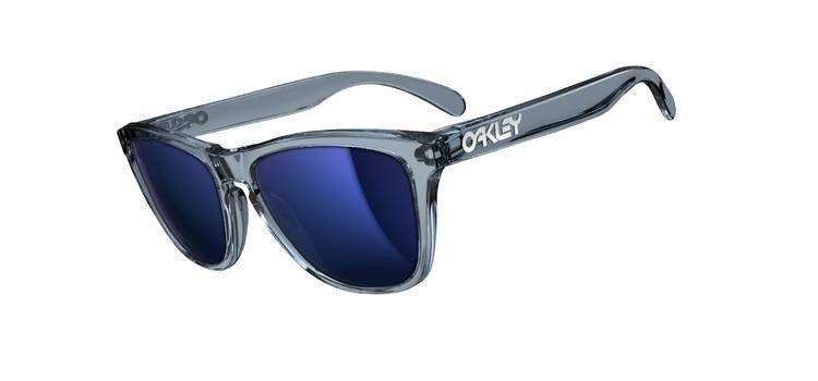 Oakley Sunglasses  Frogskins Crystal Black/Ice Iridium 03-292