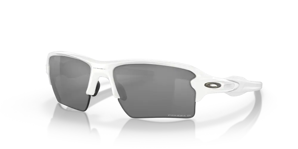 Oakley Sunglasses FLAK 2.0 XL Polished White/Prizm Black Polarized OO9188-76