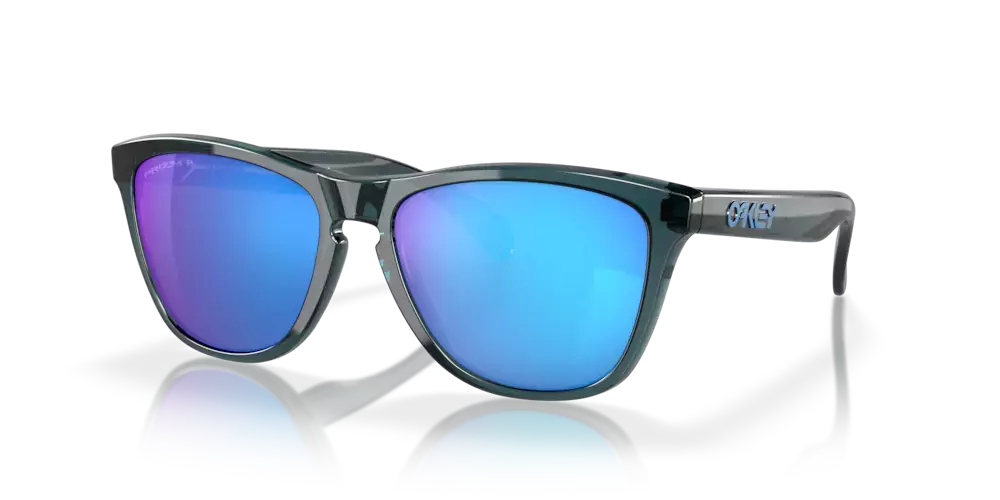 Oakley Sunglasses  FROGSKINS Crystal Black / Prizm Sapphire Polarized OO9013-F6