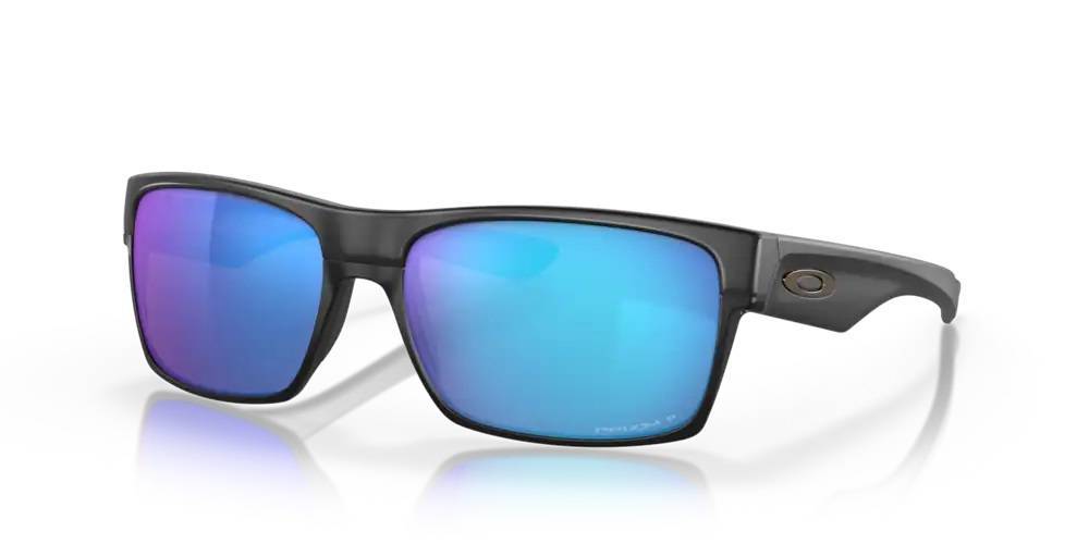 Oakley Okulary przeciwsłoneczne TWOFACE Matte Black/Prizm Sapphire Polarized OO9189-46