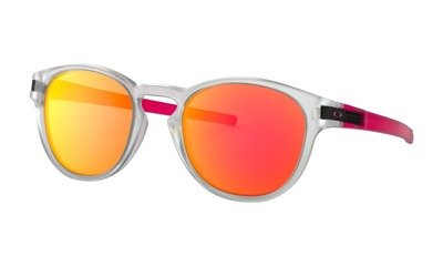 Oakley Sunglasses LATCH Matte Clear/Prizm Ruby OO9265-47