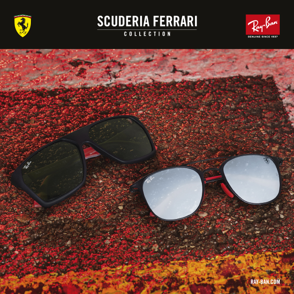 Limitowana kolekcja Ray-Ban® Scuderia Ferrari w salonach Optique!