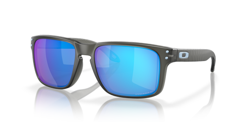 Oakley Sunglasses HOLBROOK Matte grey smoke/Prizm sapphire polarized OO9102-X5
