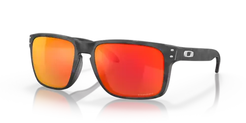Oakley Sunglasses HOLBROOK XL Matte Black Camo, Prizm Ruby OO9417-29